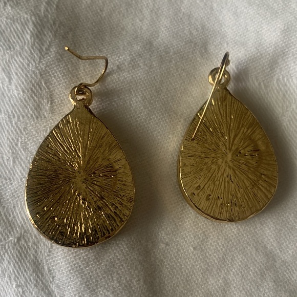 Vintage teardrop earrings - Picture 2 of 2